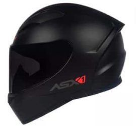 Capacete para moto preto fosco